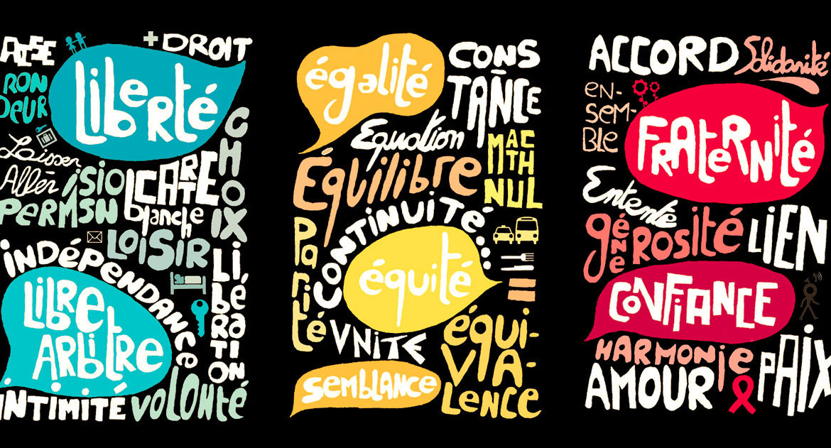 Triptik - Liberté, Egalité, Fraternité