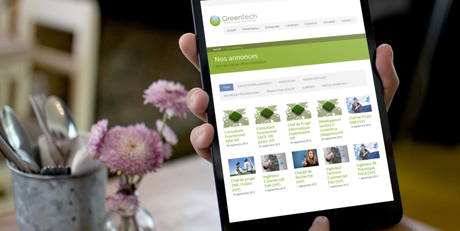 GreenTech RH - Tablette