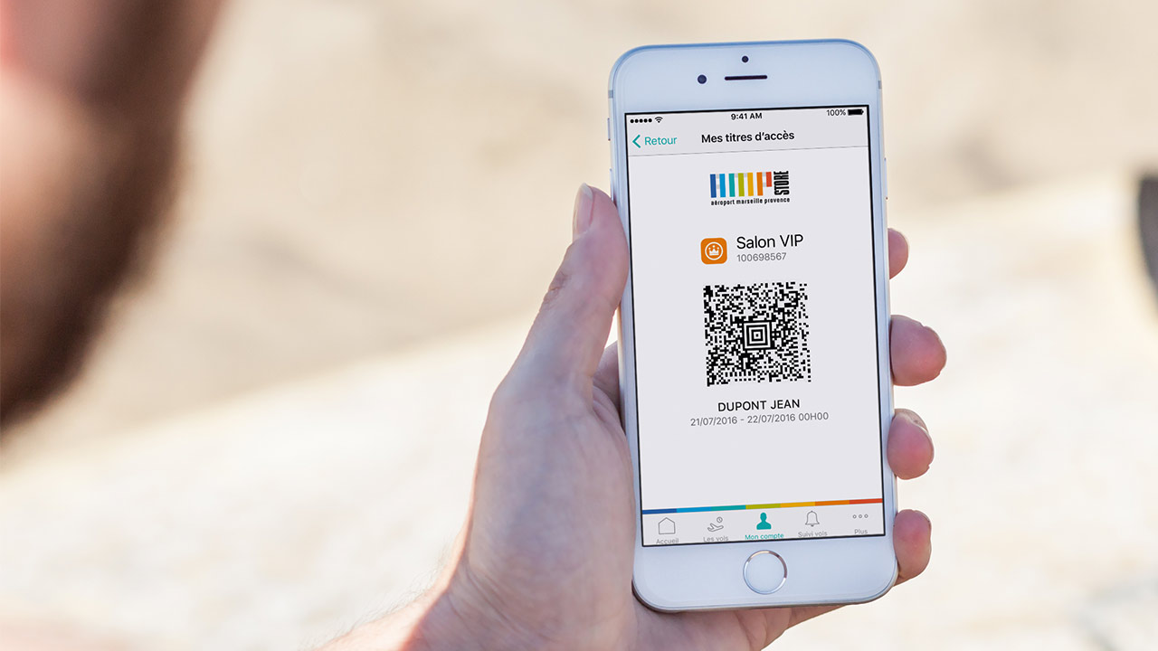 Aéroport Marseille Provence - Site Internet App iOS 2016 - Native