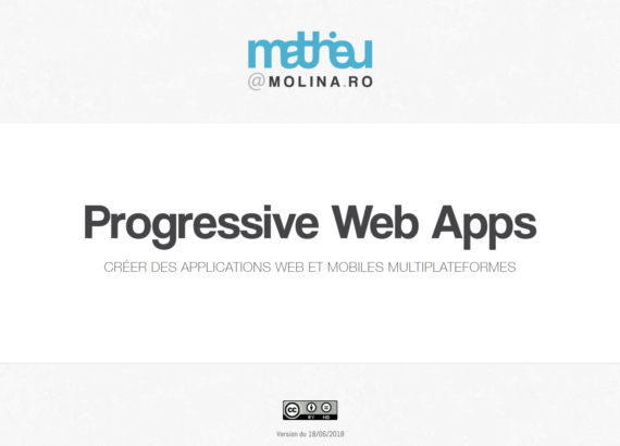 Progressive Web Apps - Créer des applications multiplateformes