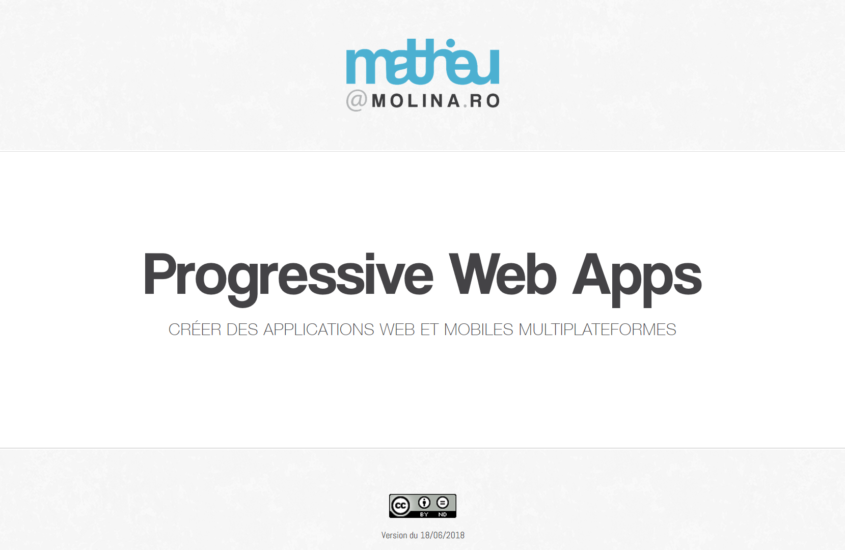 Progressive Web Apps - Créer des applications multiplateformes