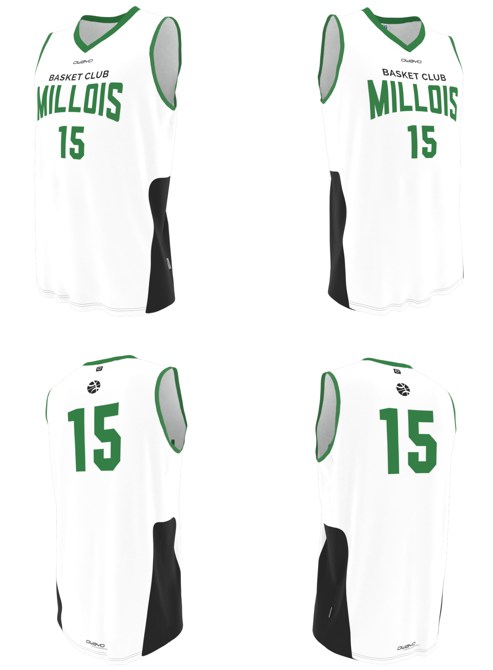 Basket Club Millois - Maillot de basketball - Homme