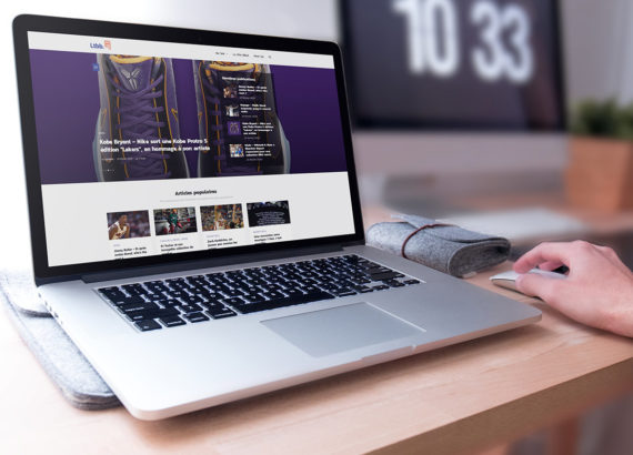 Let's Talk Basket Ball - Site internet Responsive