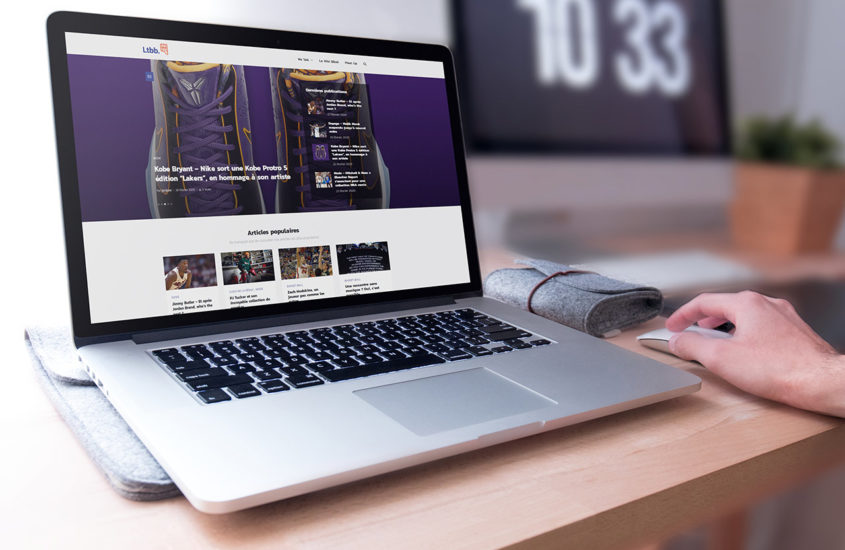 Let's Talk Basket Ball - Site internet Responsive
